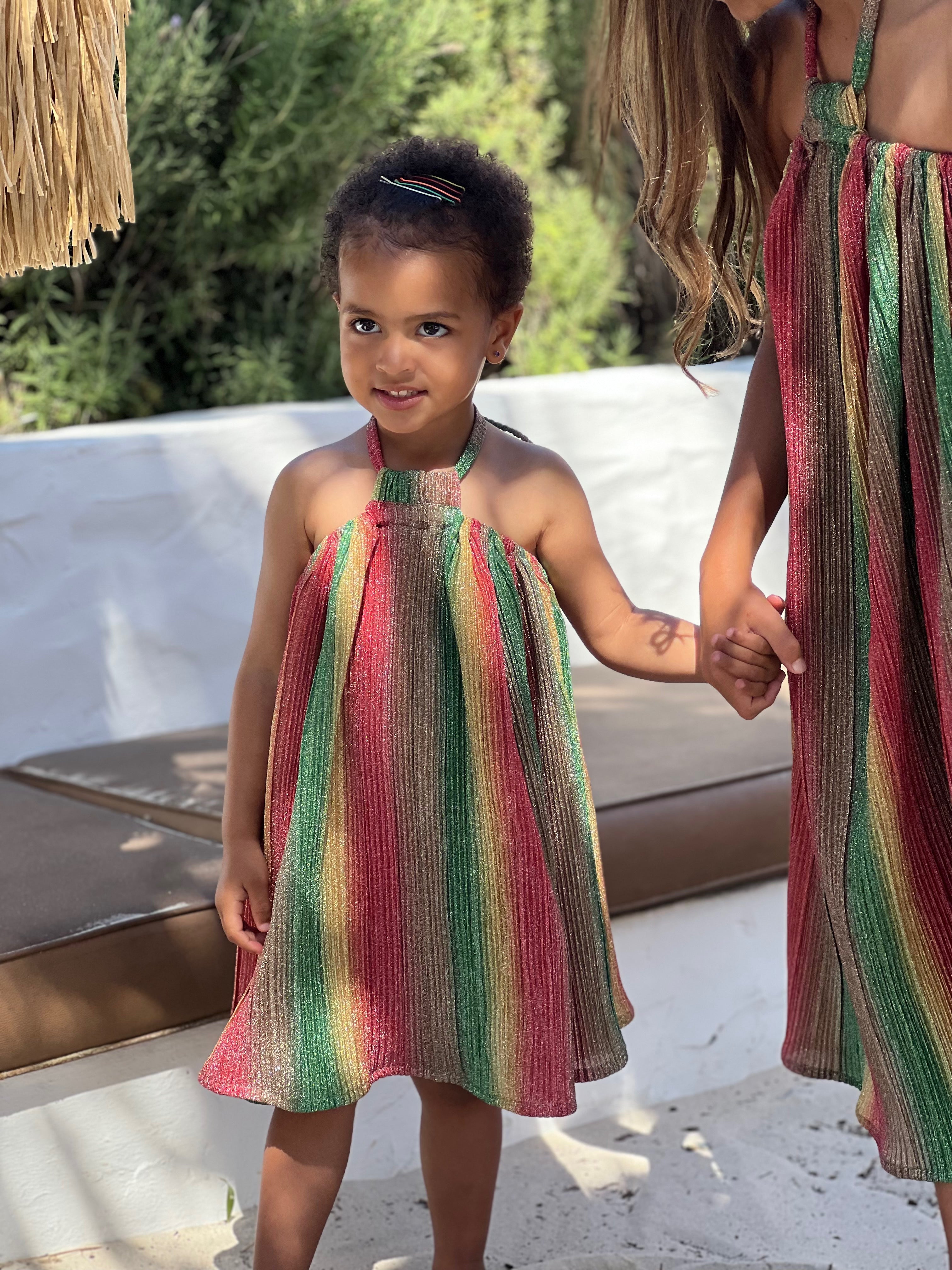 Pink Rainbow Shimmer - Multicolour