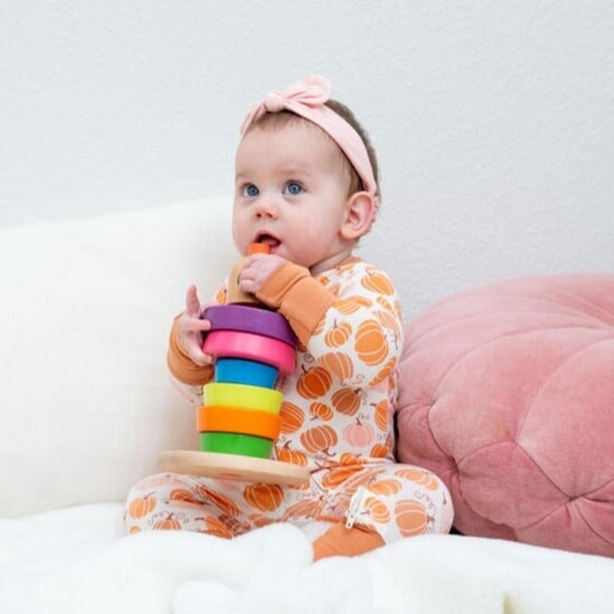 Convertible Romper - Pumpkin