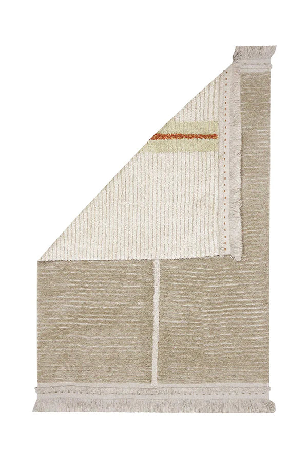 REVERSIBLE WASHABLE RUG DUETTO SAGE Little Wonder & Co
