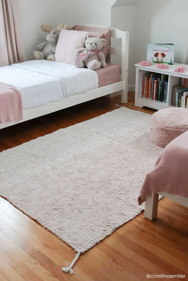 REVERSIBLE WASHABLE RUG GELATO PINK Little Wonder & Co