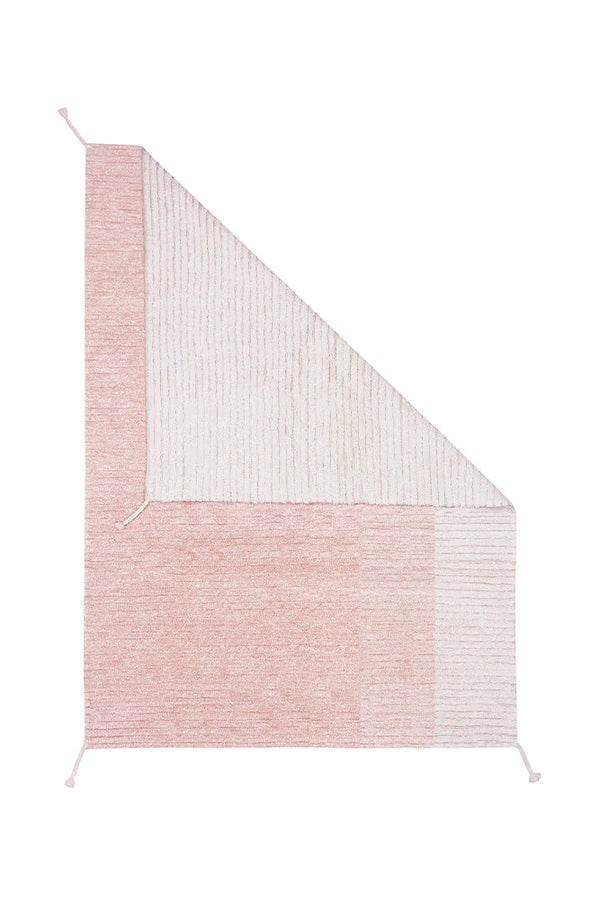 REVERSIBLE WASHABLE RUG GELATO PINK Little Wonder & Co