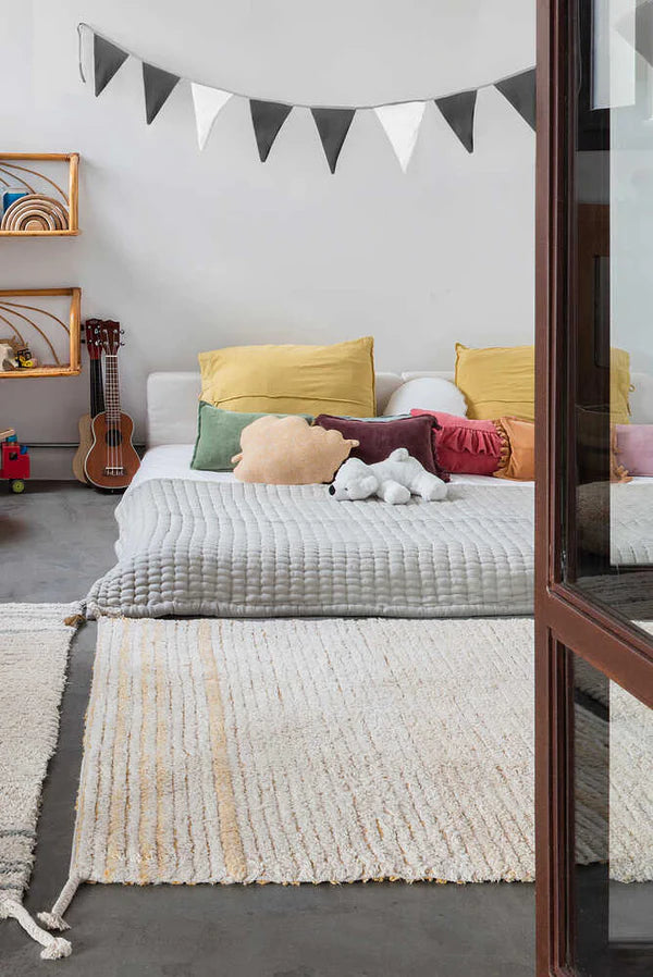 REVERSIBLE WASHABLE RUG TWIN AMBER Little Wonder & Co