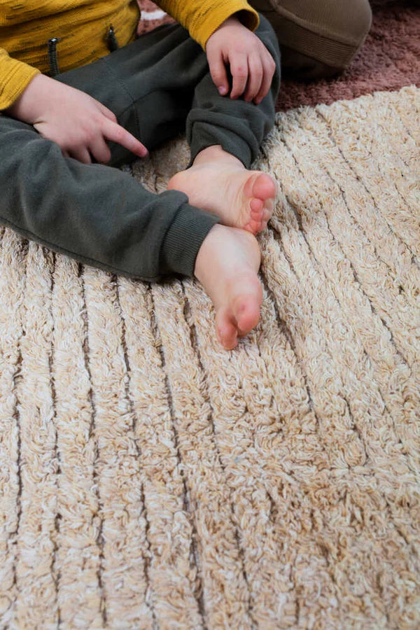 REVERSIBLE WASHABLE RUG TWIN AMBER Little Wonder & Co