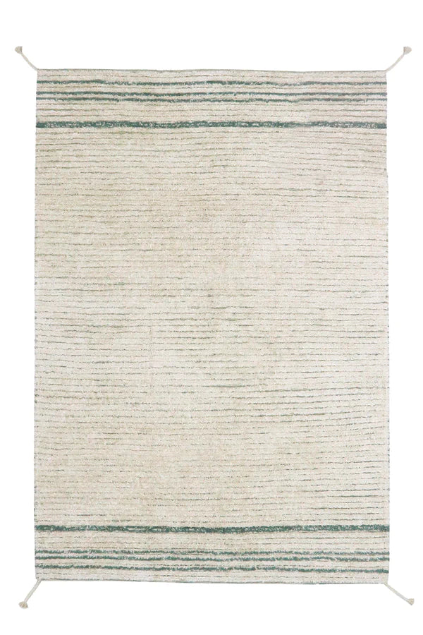 REVERSIBLE WASHABLE RUG TWIN VINTAGE BLUE Little Wonder & Co