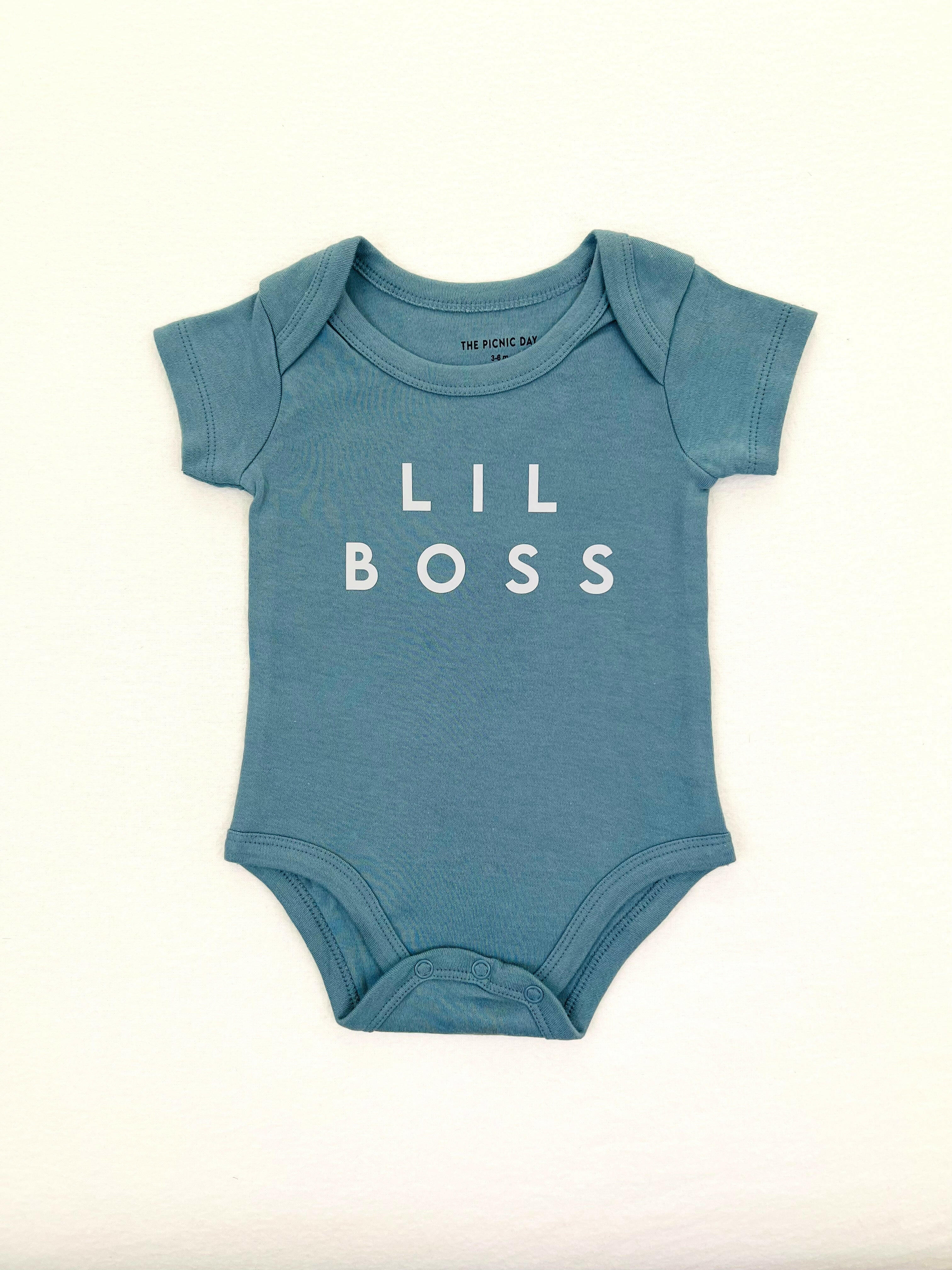 Lil Boss Organic Cotton Romper Juniper Baby One-Pieces The picnic day