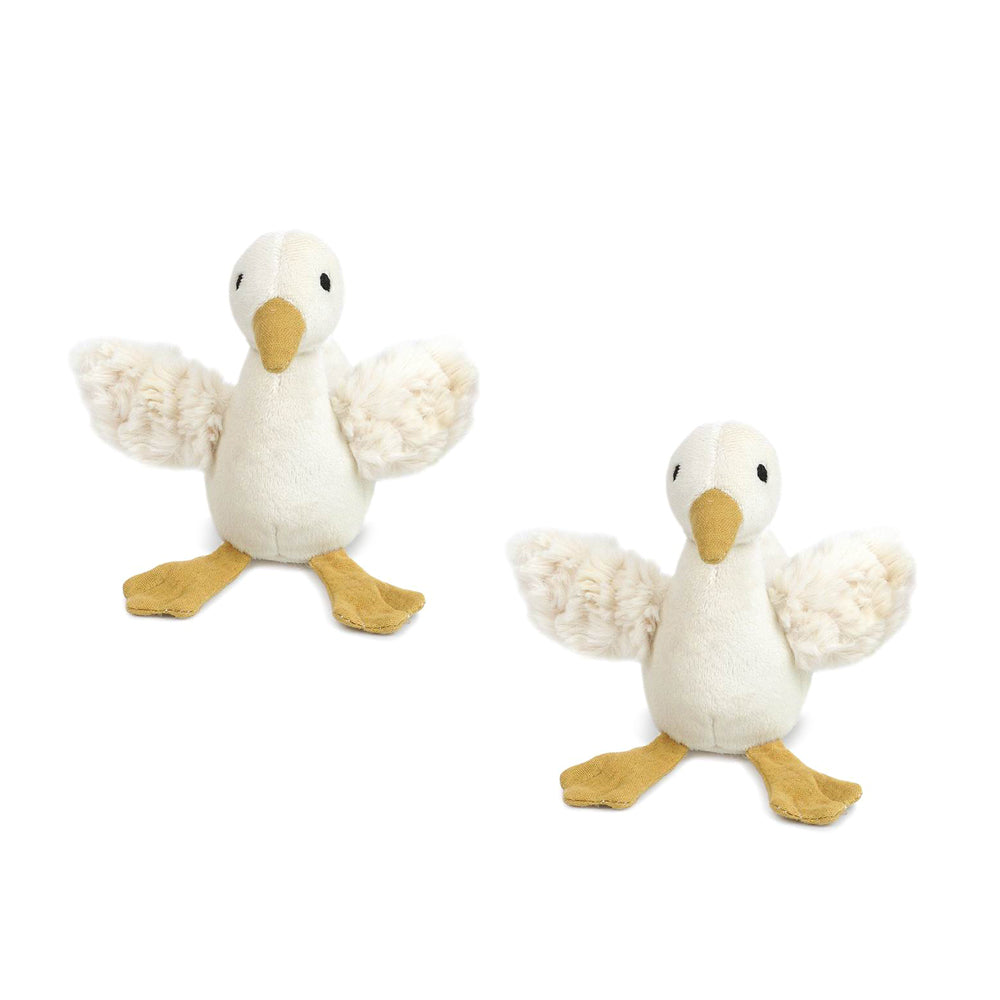 Pru the Goose Rattle-2PC Set Rattle MON AMI