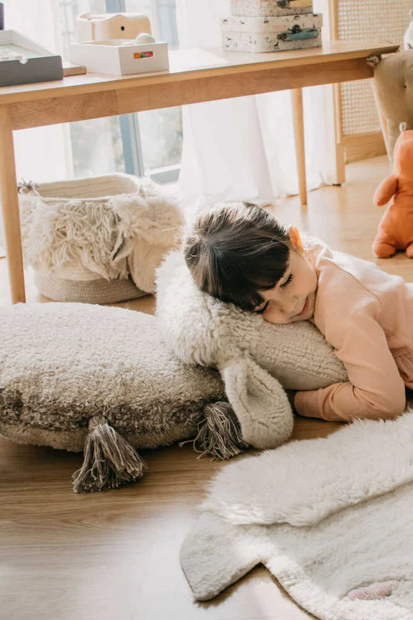 RUGCYCLED FLOOR CUSHION CIRCLE Little Wonder & Co