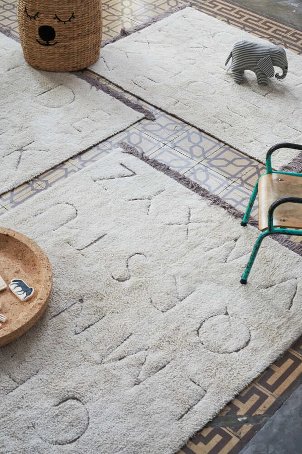 RUGCYCLED WASHABLE RUG ABC Little Wonder & Co
