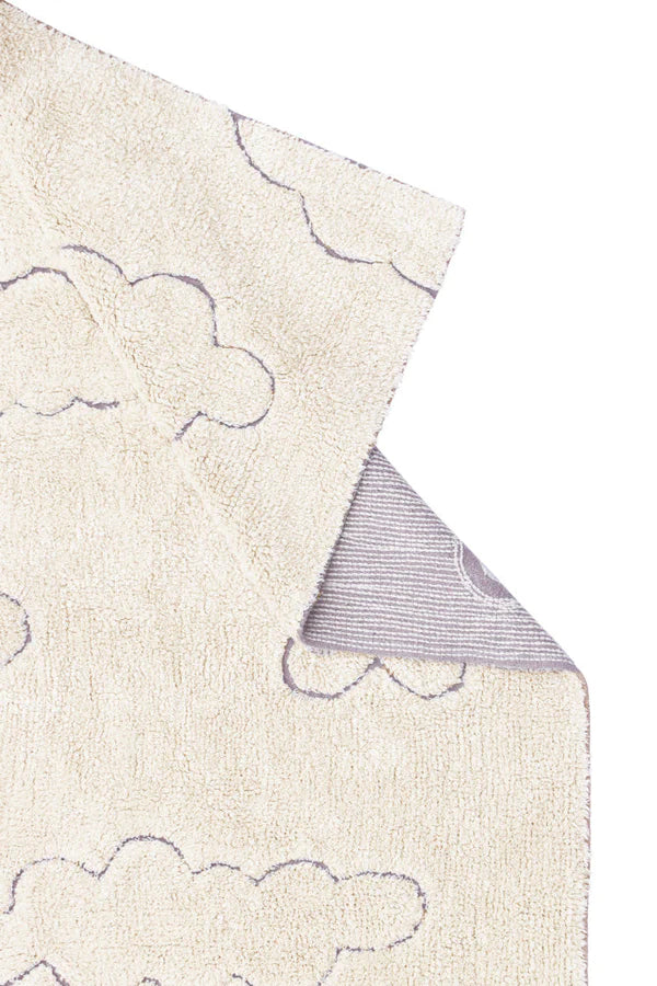 RUGCYCLED WASHABLE RUG CLOUDS Little Wonder & Co