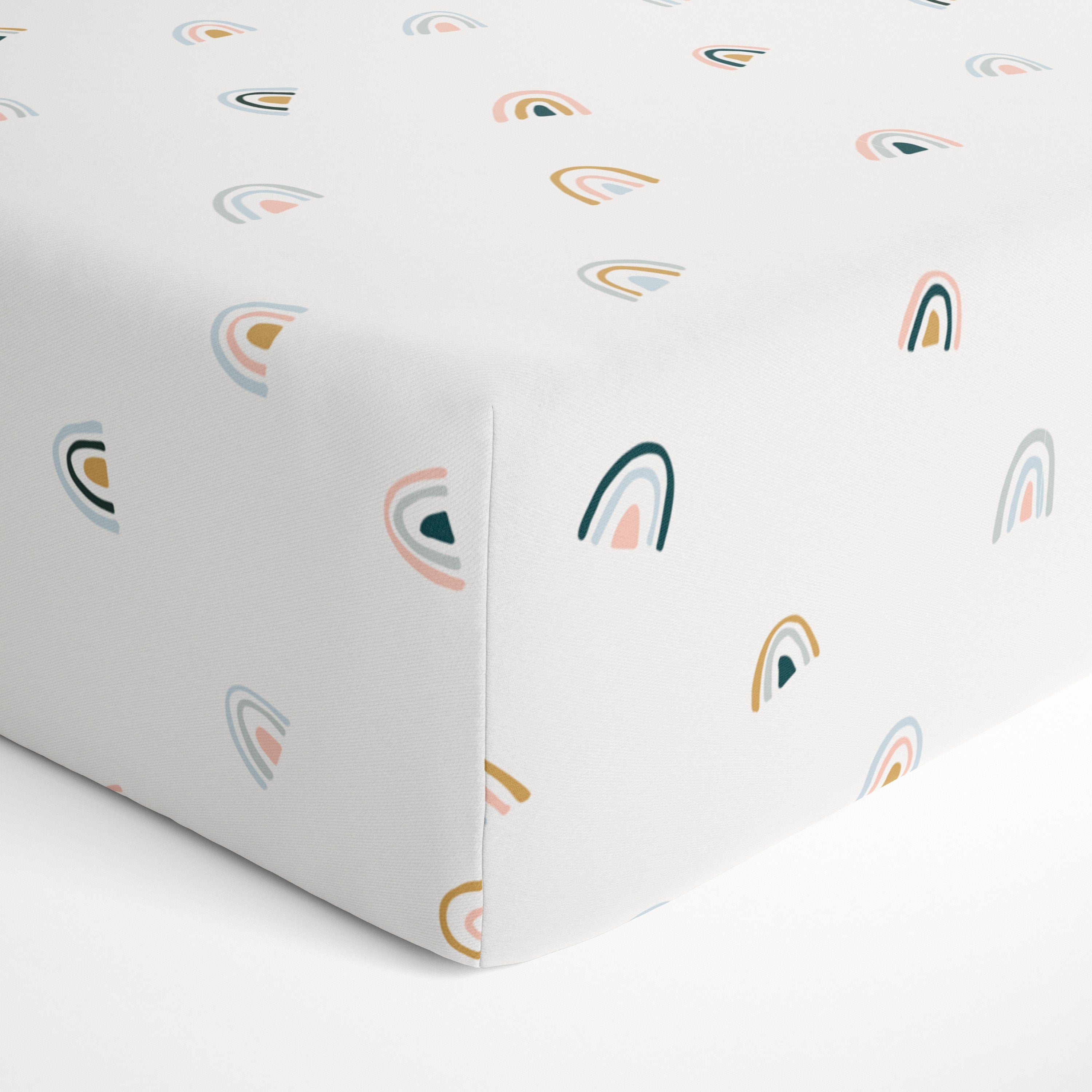 Organic Crib Sheet - Over The Rainbow