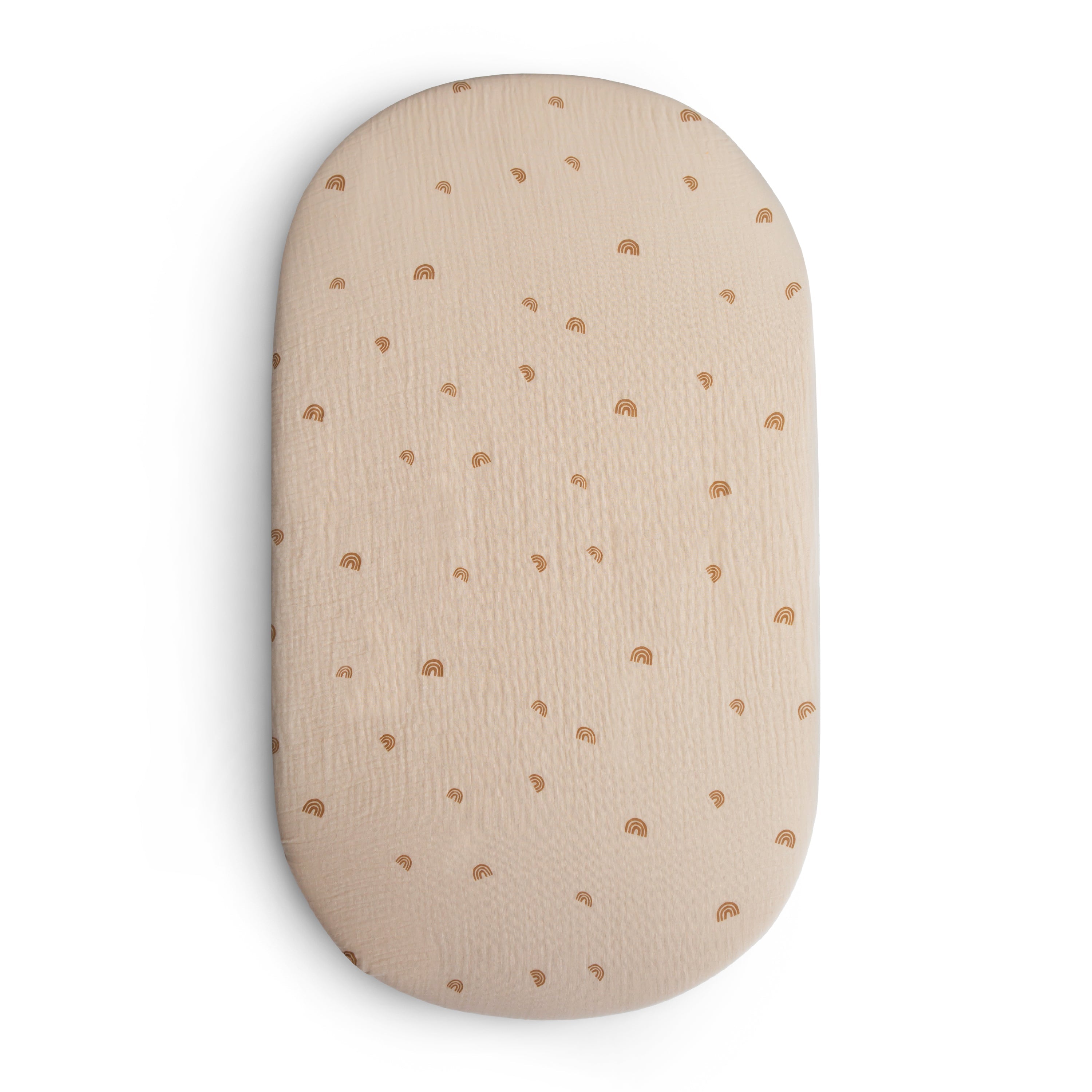 Extra Soft Bassinet Muslin Crib Sheet crib sheets Mushie Rainbow