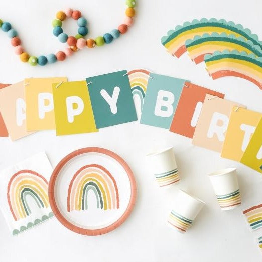 Little Rainbow - Birthday Party Supplies in a Box