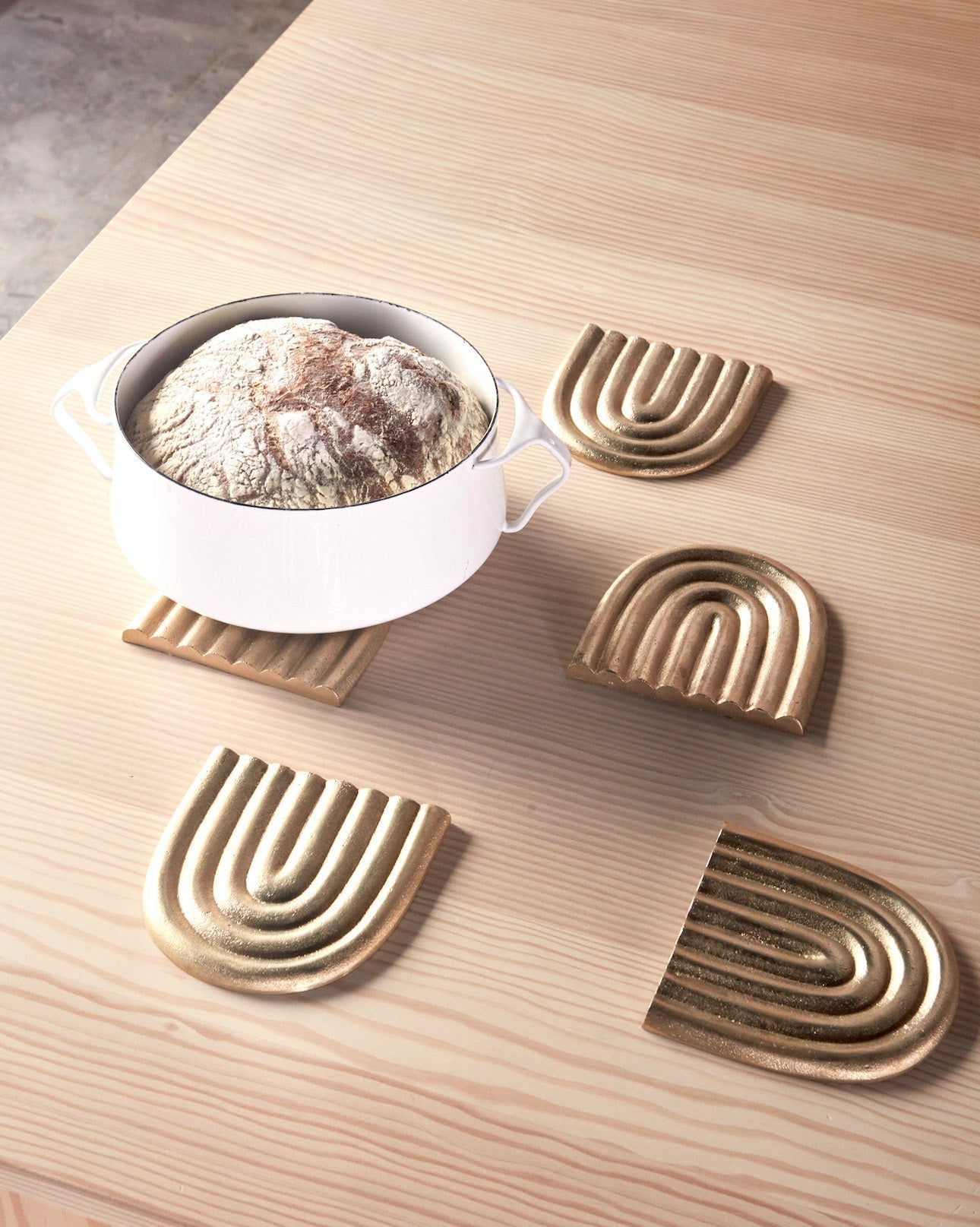 Rainbow Trivet - Solid Brass