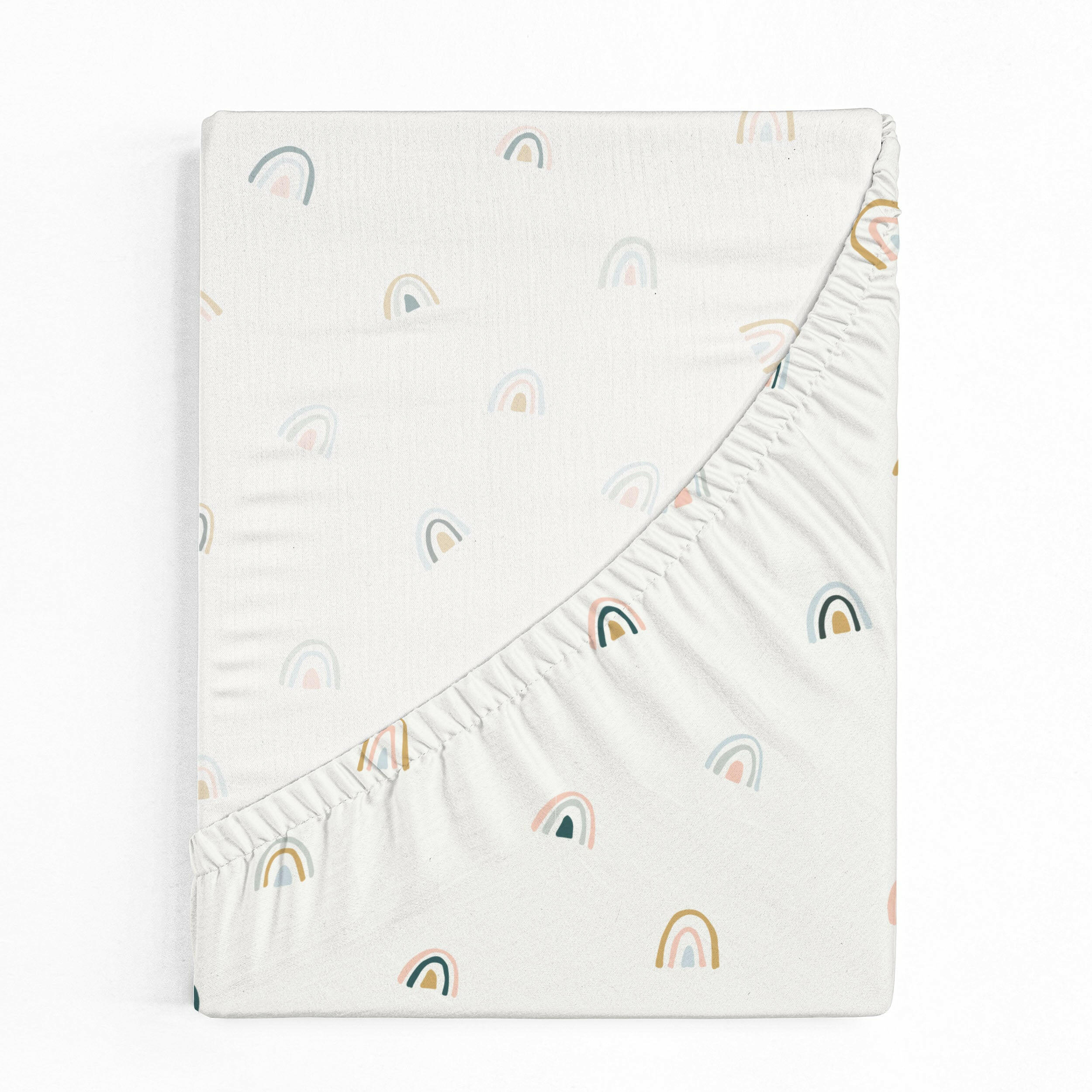 Organic Cotton Sheet Set - Over The Rainbow Sheet Set Makemake Organics