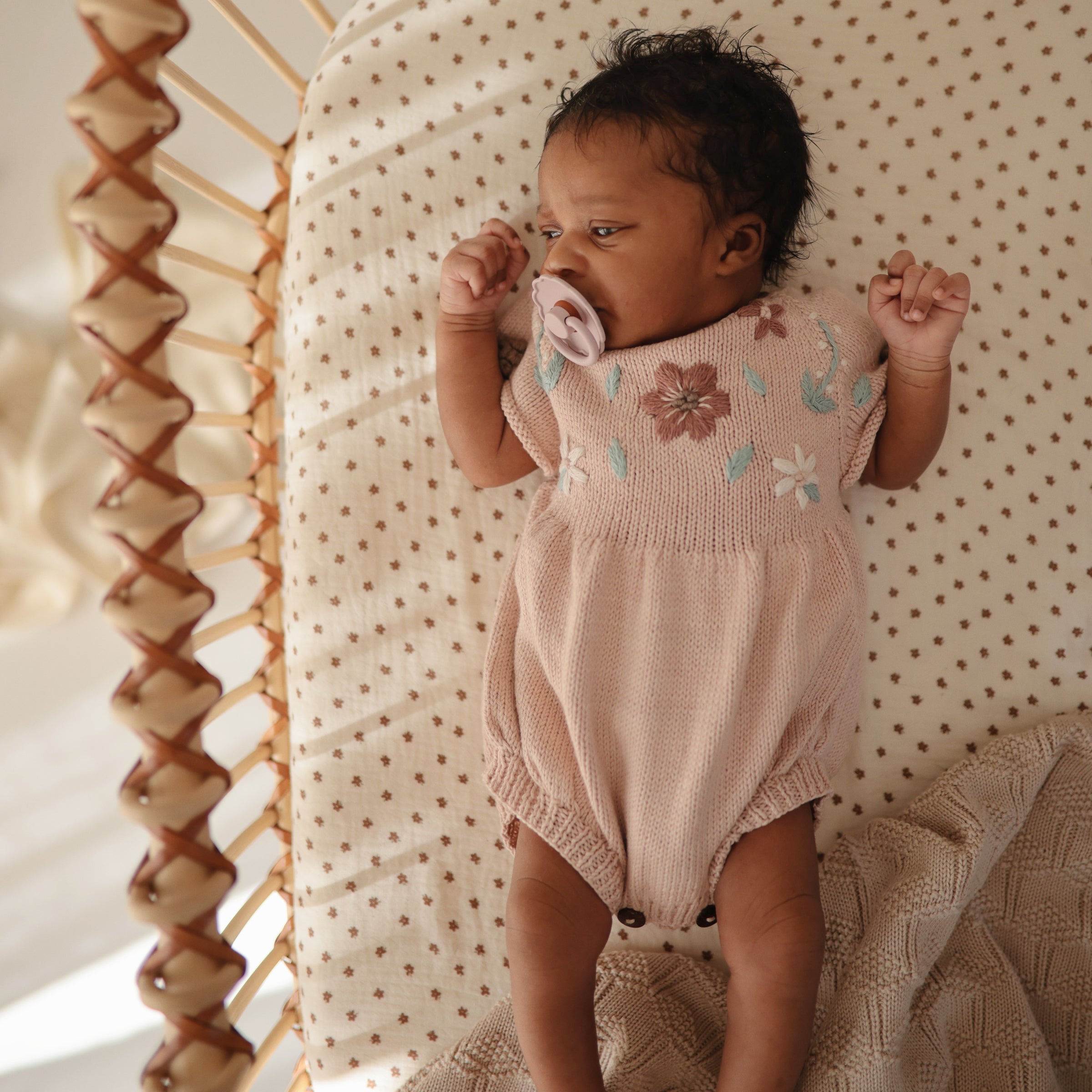 Mini Muslin Crib Sheet mini crib sheet Mushie