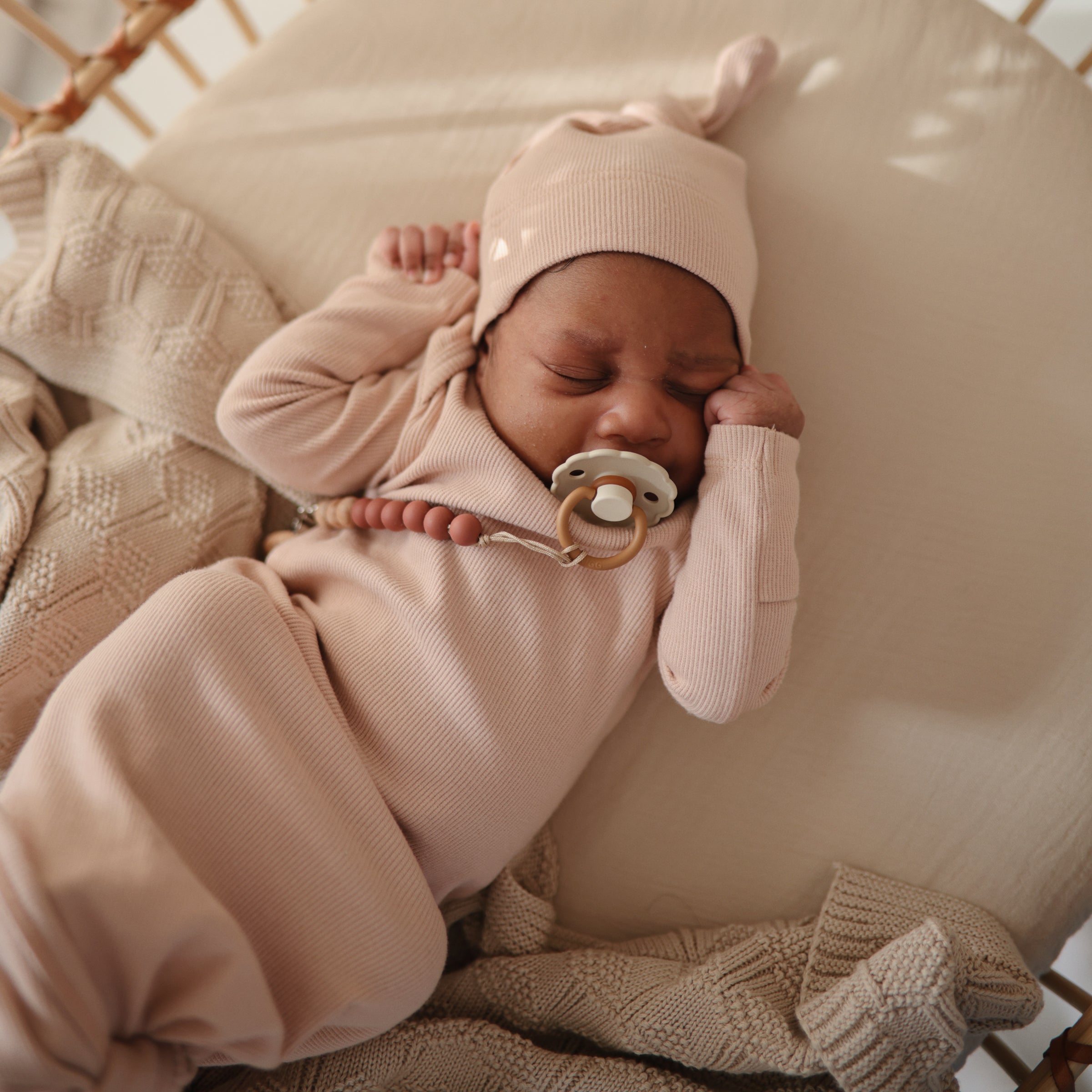 Ribbed Baby Beanie Baby Clothes Mushie
