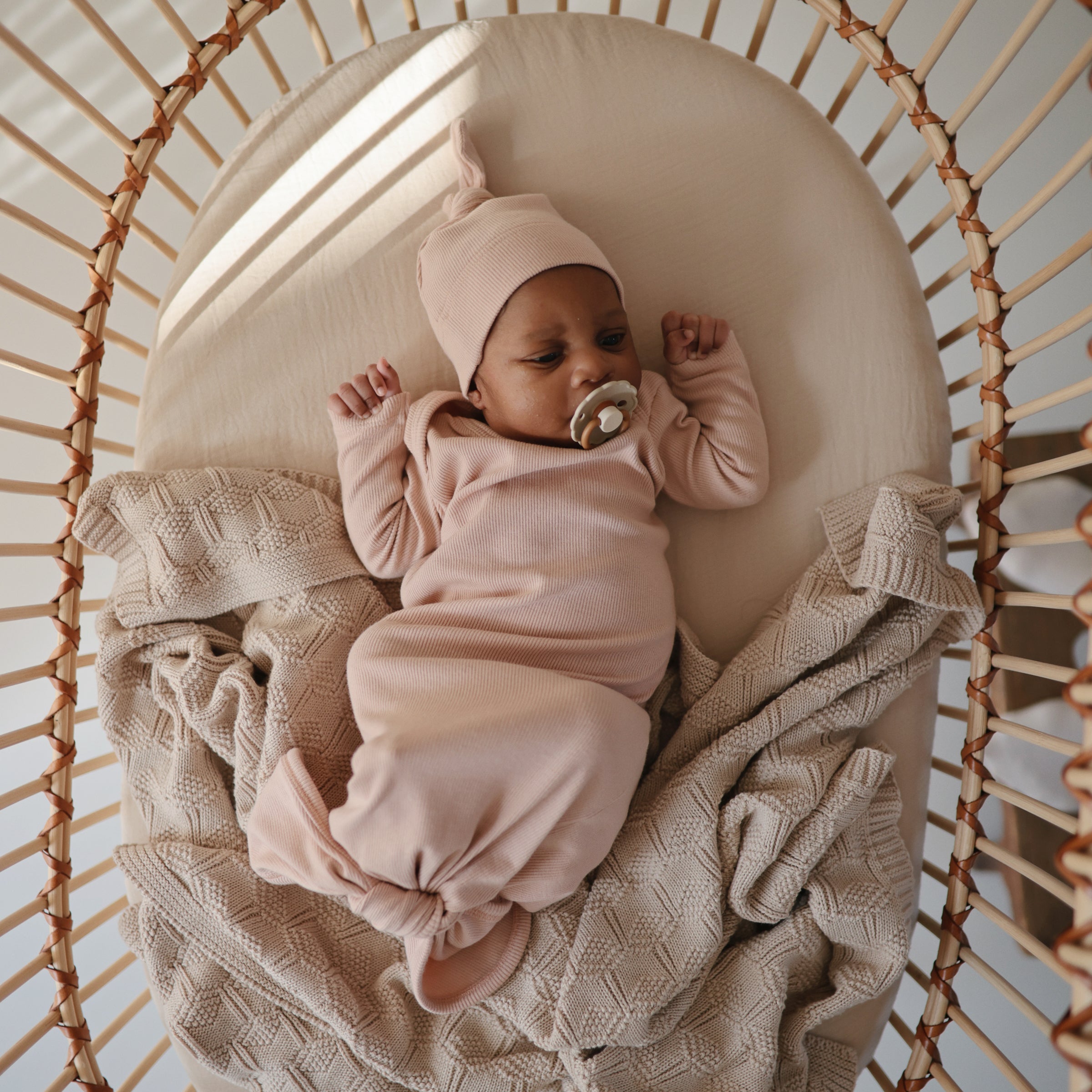 Ribbed Baby Beanie Baby Clothes Mushie