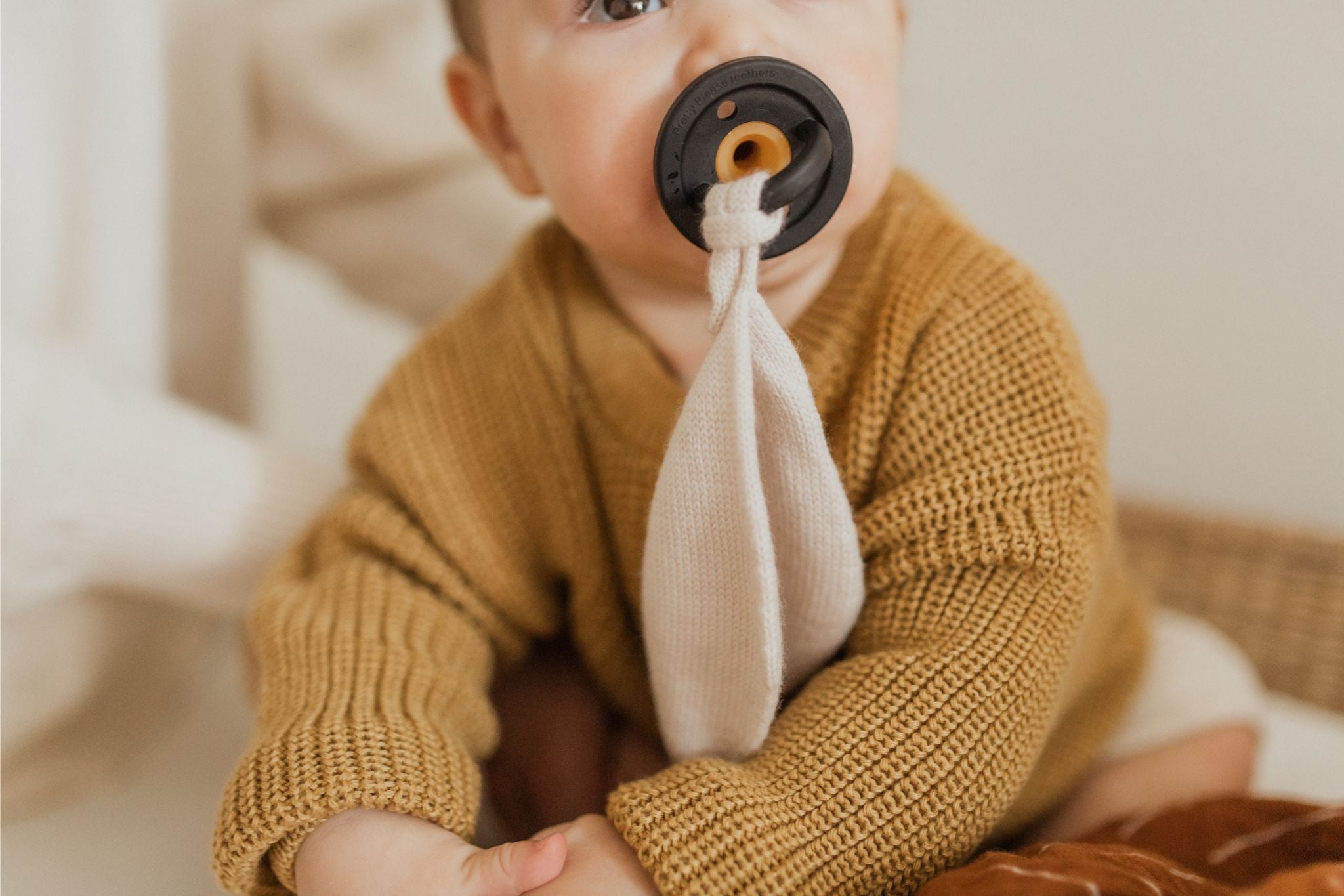 Modern Pacifier | Warm Taupe
