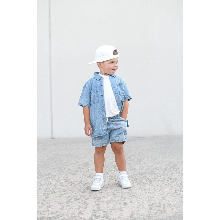 Baby Boys Chambray Short