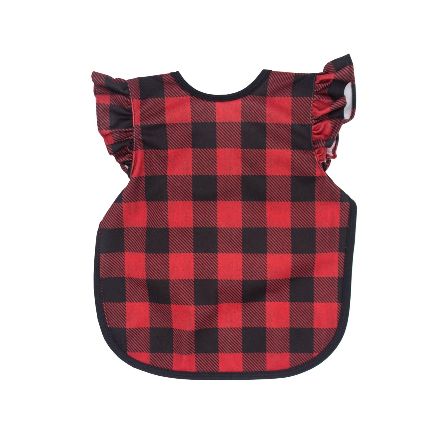 Red Buffalo Plaid Flutter Bapron BapronBaby Toddler (6m-3T)