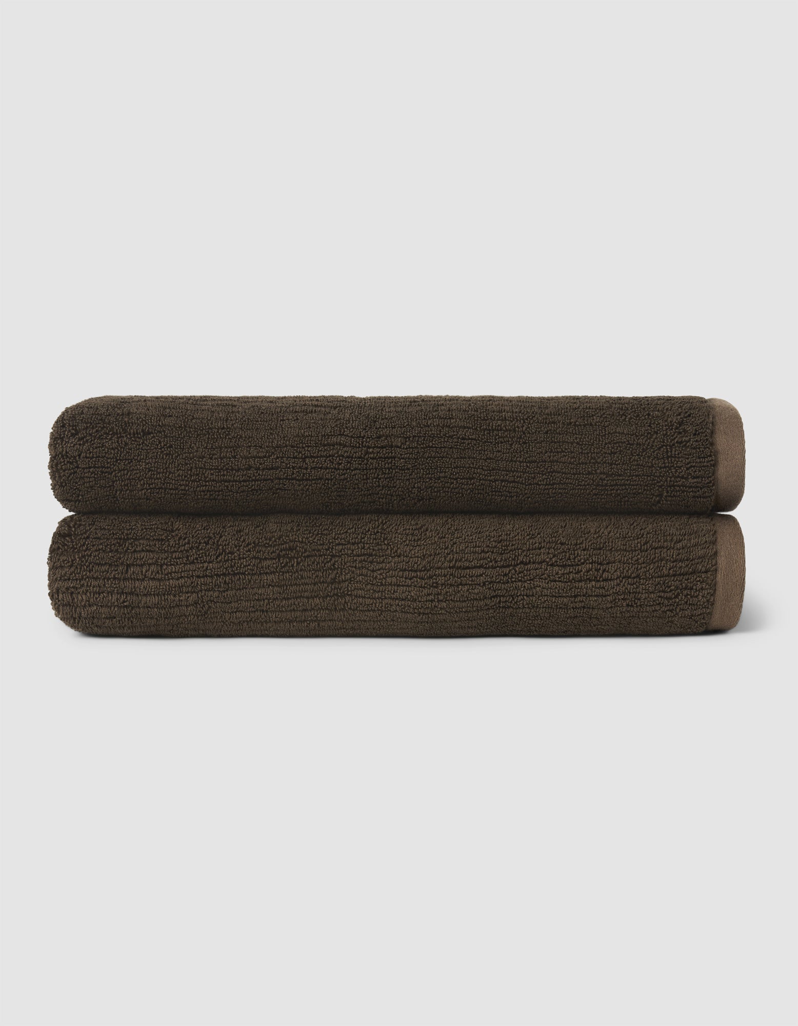 Ribbed Terry Bath Towel Set