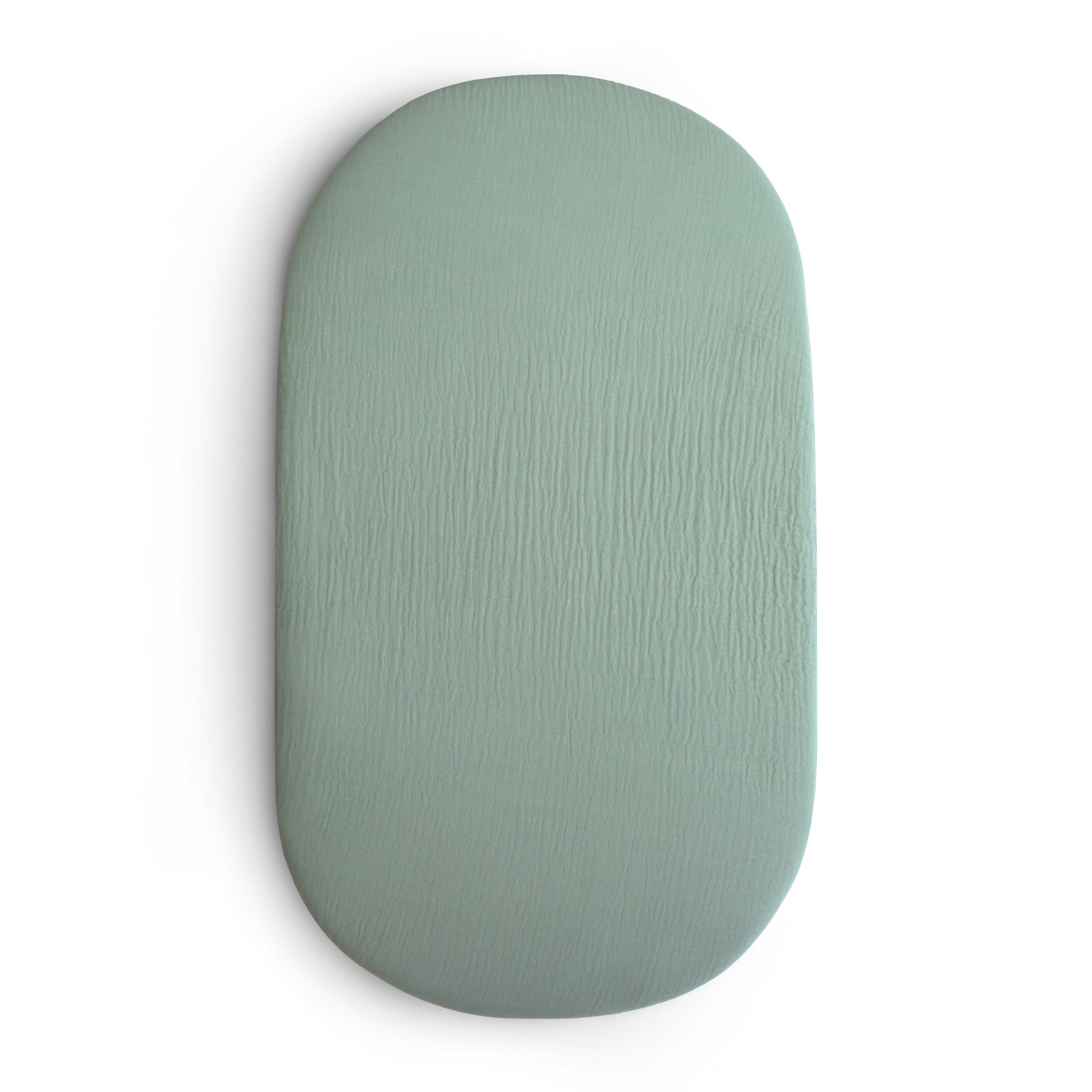 Extra Soft Bassinet Muslin Crib Sheet crib sheets Mushie Roman Green