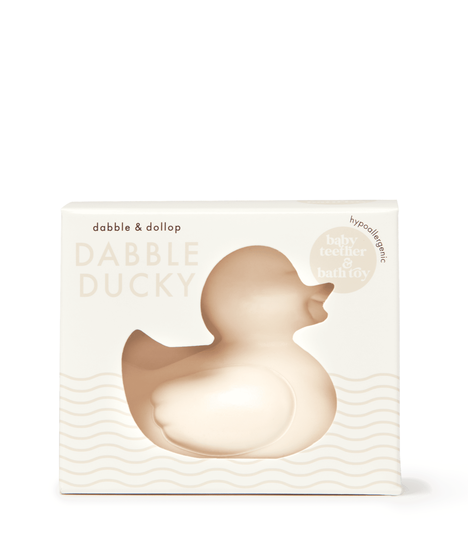 Ducky Bath Toy & Teether (Latex-Free) Dabble & Dollop