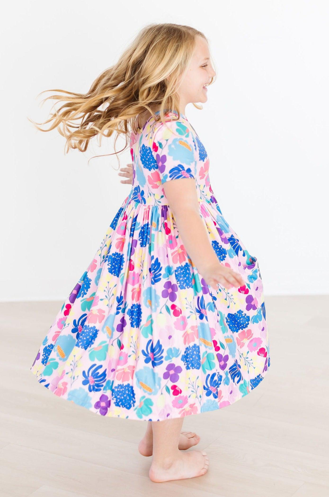 SALE Dahlia Dreams S/S Pocket Twirl Dress