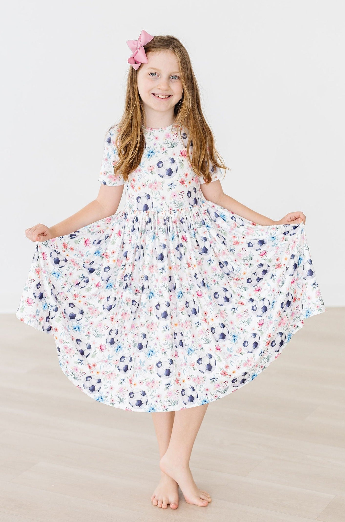 SALE Soccer Sweetie S/S Pocket Twirl Dress