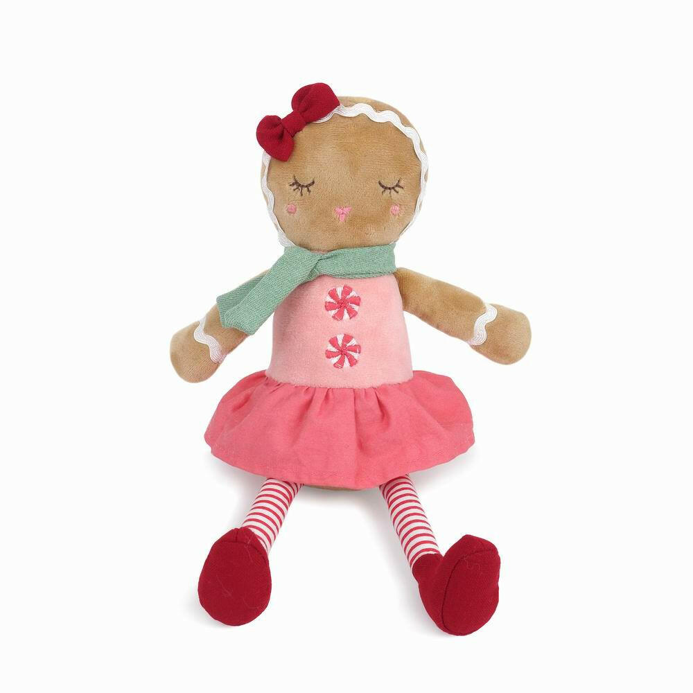 Gingerbread Girl Doll WINTERY PLUSH TOYS MON AMI