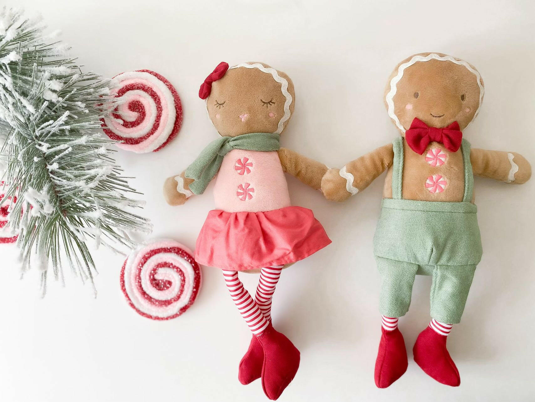 Gingerbread Boy Doll WINTERY PLUSH TOYS MON AMI