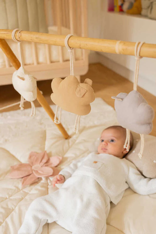 SET OF 3 RATTLE TOY SENSORIAL HANGERS Little Wonder & Co