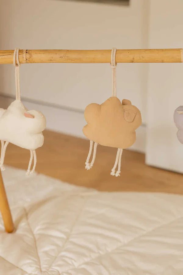 SET OF 3 RATTLE TOY SENSORIAL HANGERS Little Wonder & Co
