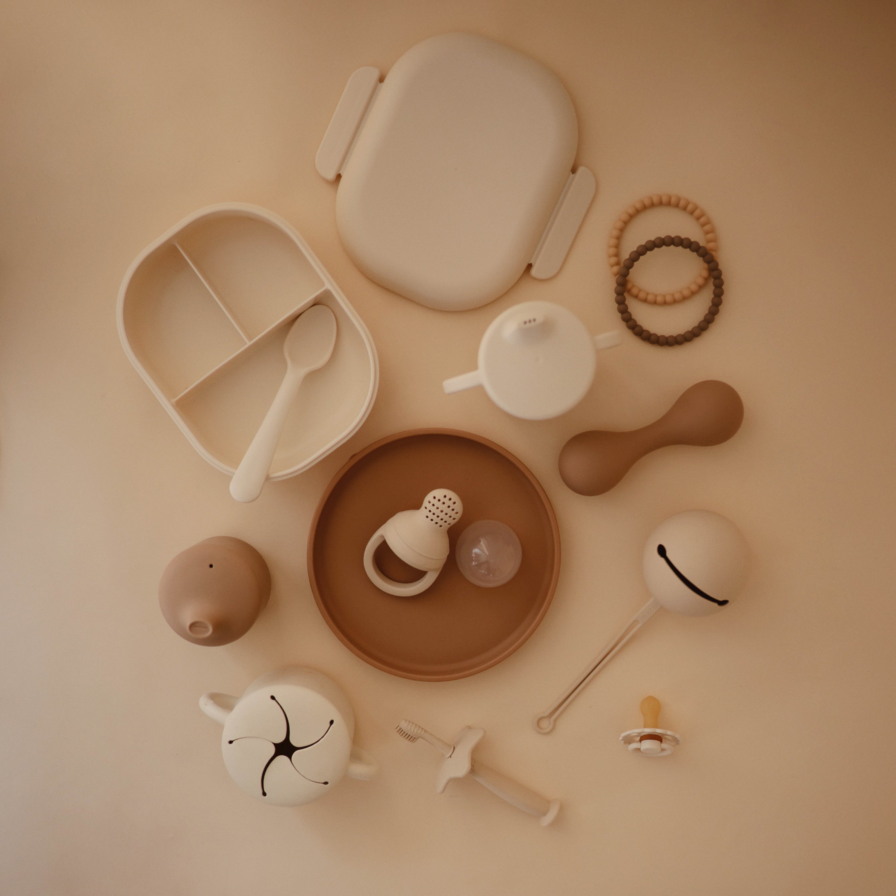 Silicone Baby Rattle Toy toys Mushie