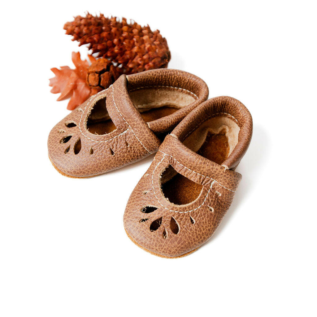 Sepia RAINEY JANES Shoes Baby and Toddler Baby Shoes Starry Knight Design Sepia 00 ( tiny) 3.65"