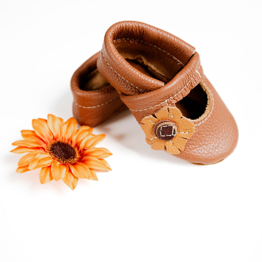 Sunflower Mary Janes Shoes Baby and Toddler Baby Shoes Starry Knight Design