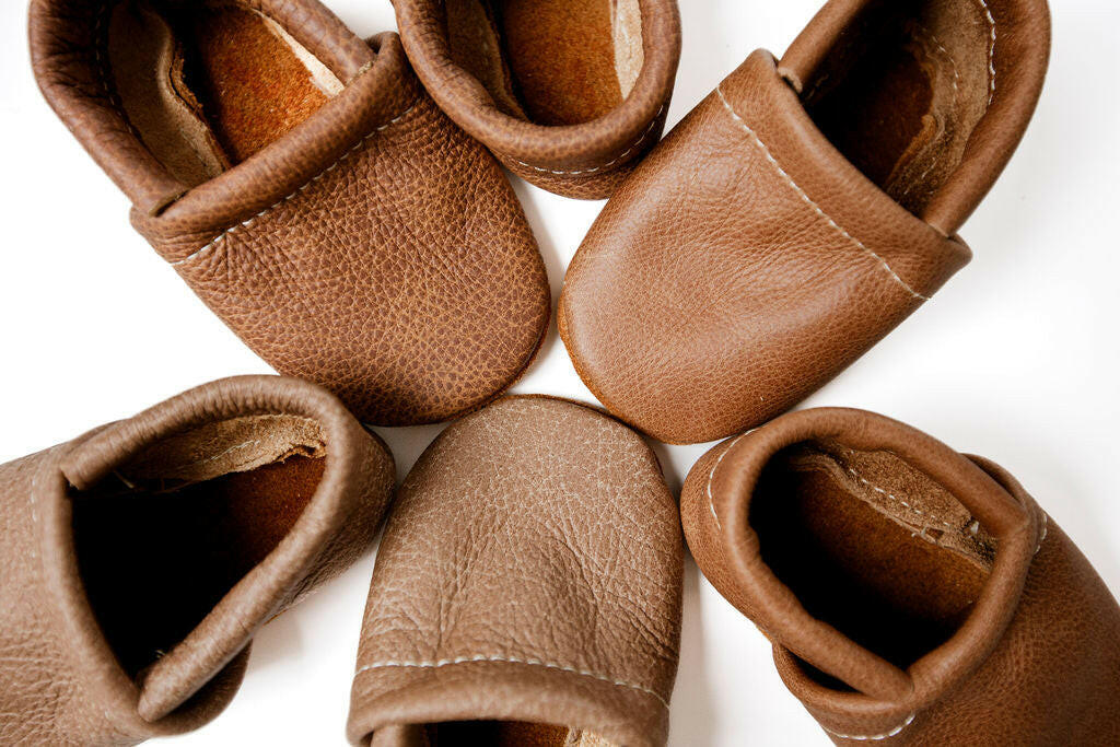 Sepia,  Chai Leather LOAFERS Shoes Baby and Toddler Baby Shoes Starry Knight Design