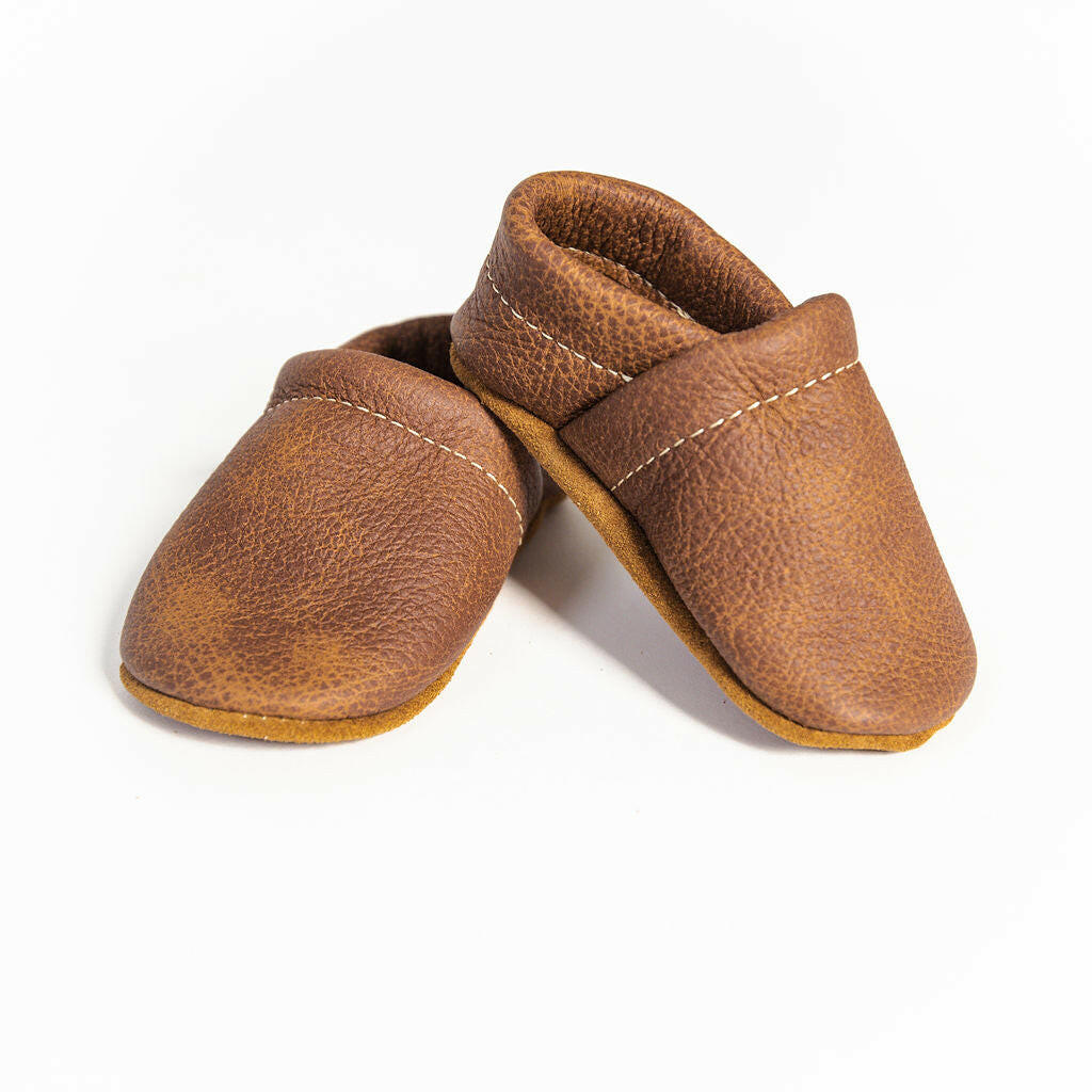 Sepia LOAFERS Leather Shoes Baby and Toddler Baby Shoes Starry Knight Design