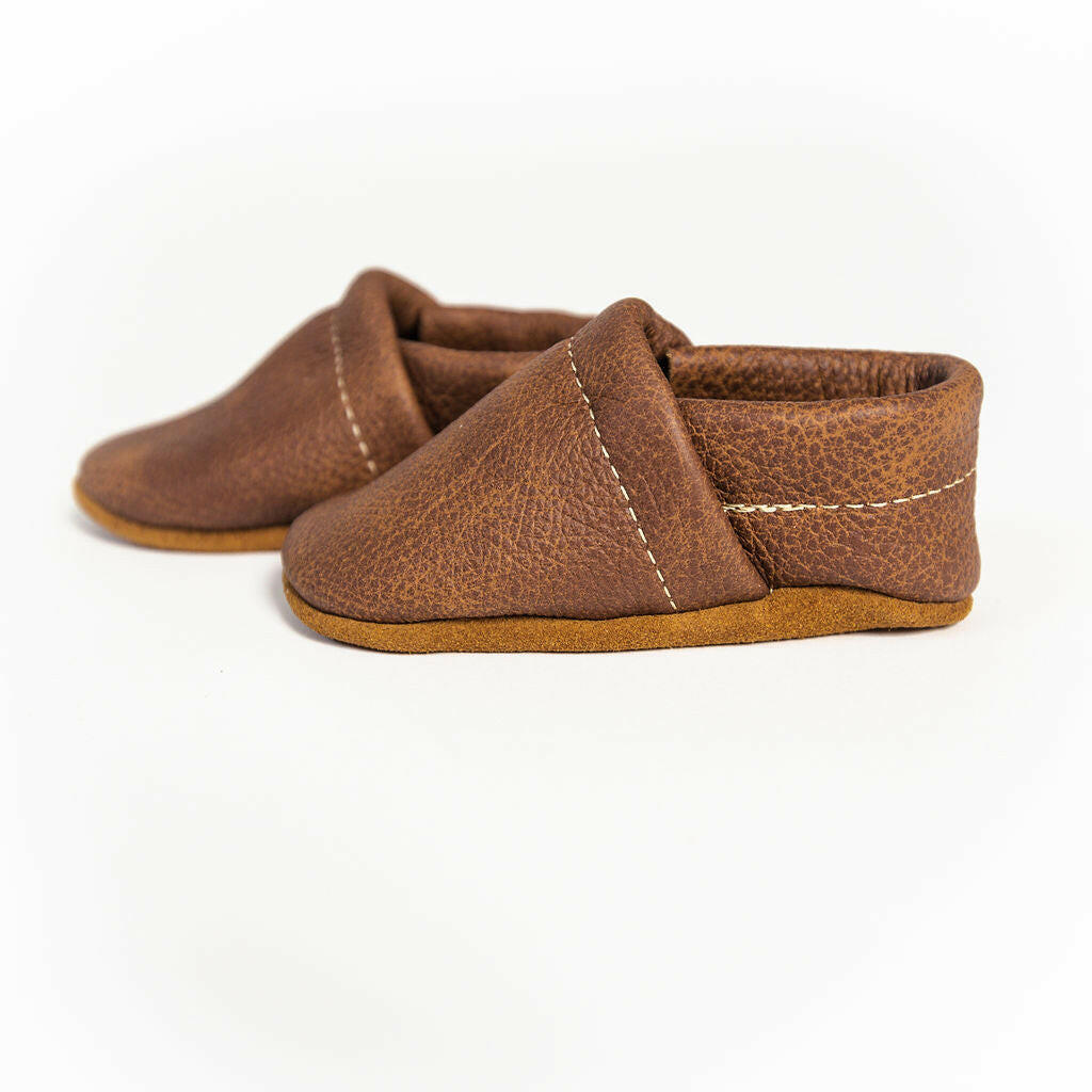 Sepia LOAFERS Leather Shoes Baby and Toddler Baby Shoes Starry Knight Design Sepia 00 (tiny)3.65"