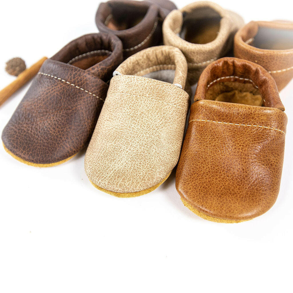 Latte, Sable Leather LOAFERS Shoes Baby and Toddler Baby Shoes Starry Knight Design latte (tan) 00 (tiny)3.65"