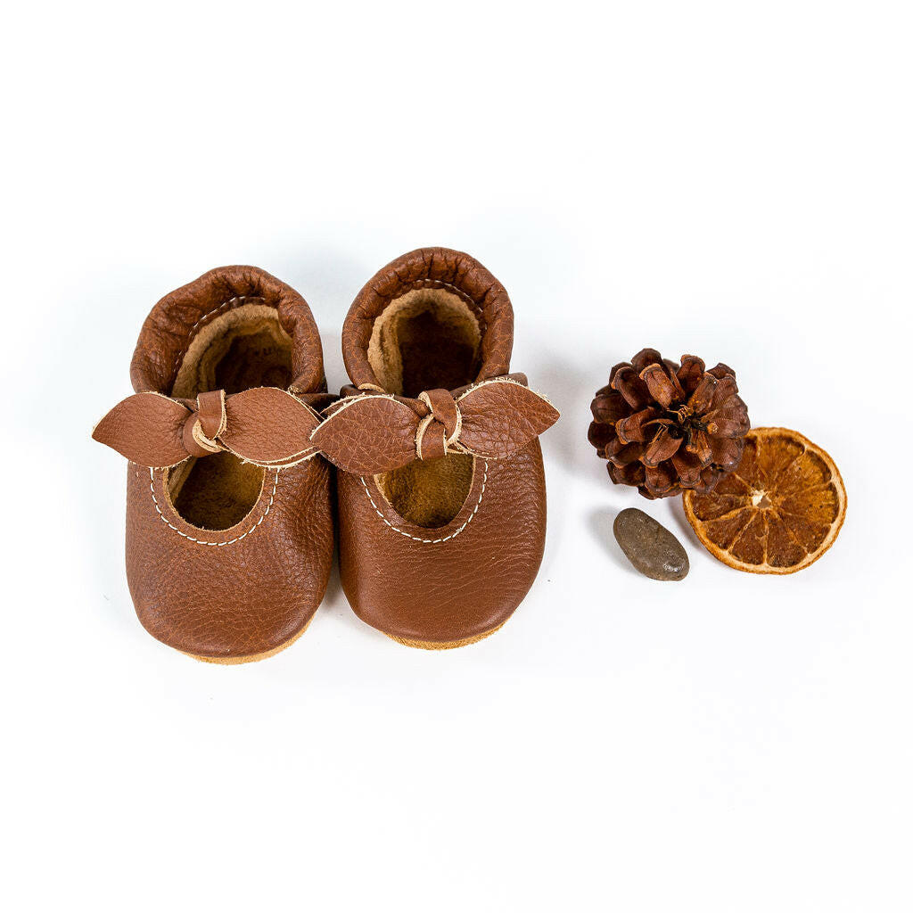 Chestnut BELLA JANES Shoes Baby and Toddler Baby Shoes Starry Knight Design