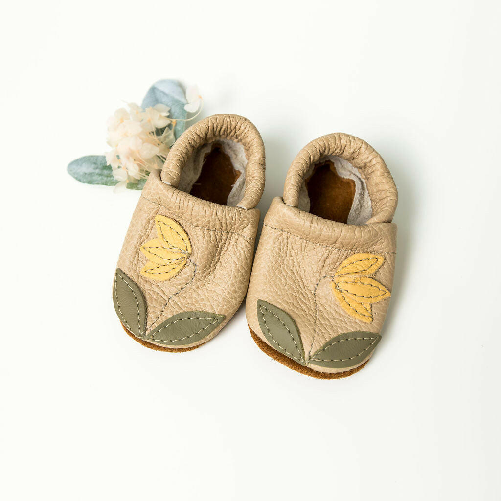 Yellowbell on Barley Leather Shoes Moccs Baby and Toddler Baby Shoes Starry Knight Design