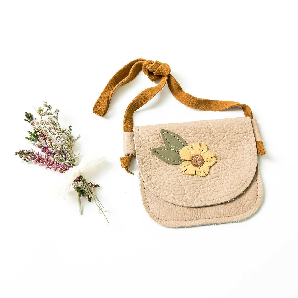 Daffodil Daisy Flower Leather PURSE Toddler & Kids  Starry Knight Design