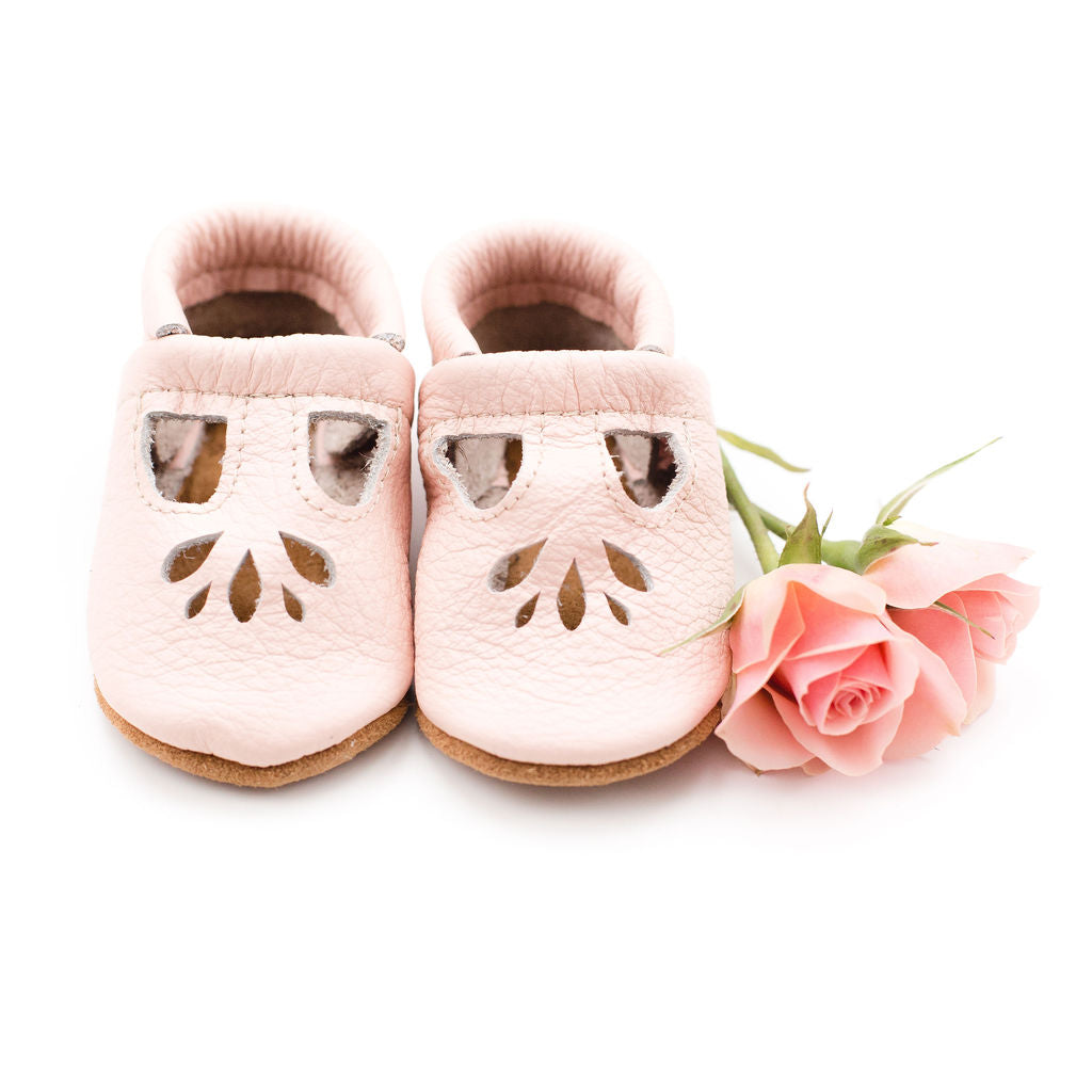 Rose Blush LOTUS T-strap Shoes Baby and Toddler