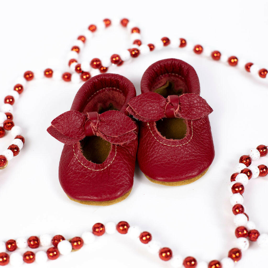 Cherry BELLA JANES Shoes Baby and Toddler Baby Shoes Starry Knight Design Cherry 00 ( tiny) 3.65"
