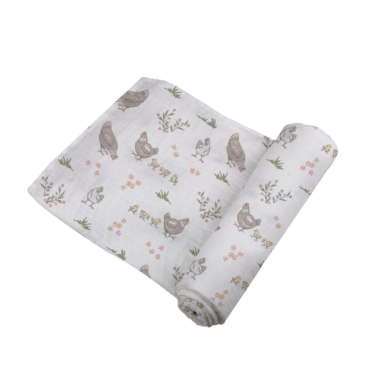 Farm Chickens Bamboo Swaddle