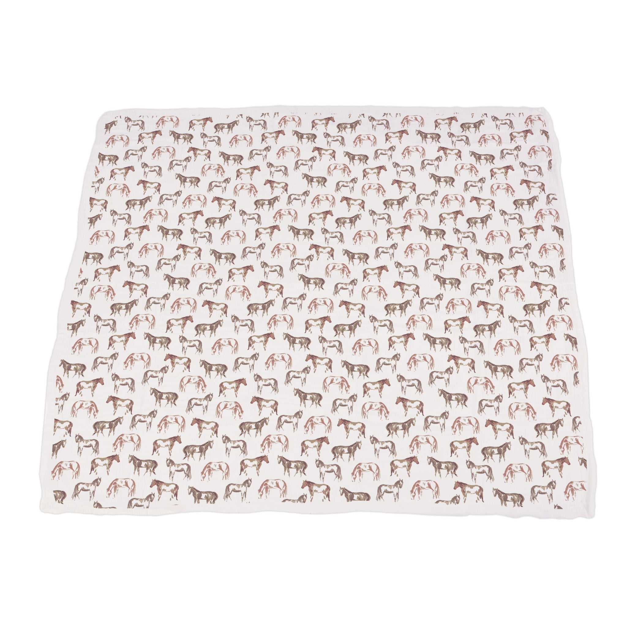 Wild Horses Bamboo Newcastle Blanket