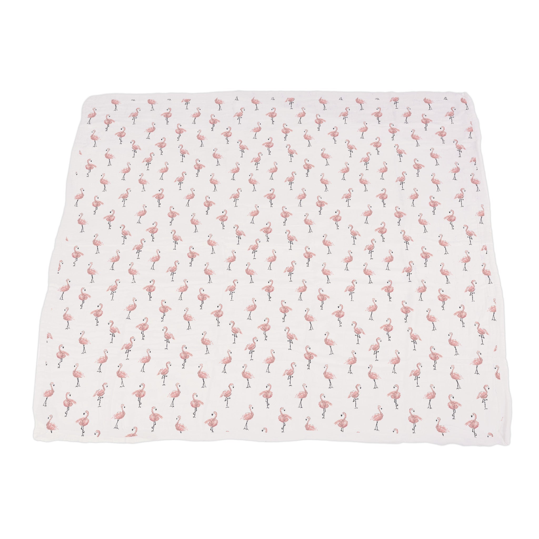 Dancing Flamingo and Little Leopard Newcastle Blanket
