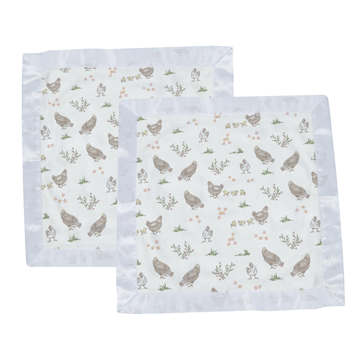Farm Chickens Bamboo Newcastle Blankie