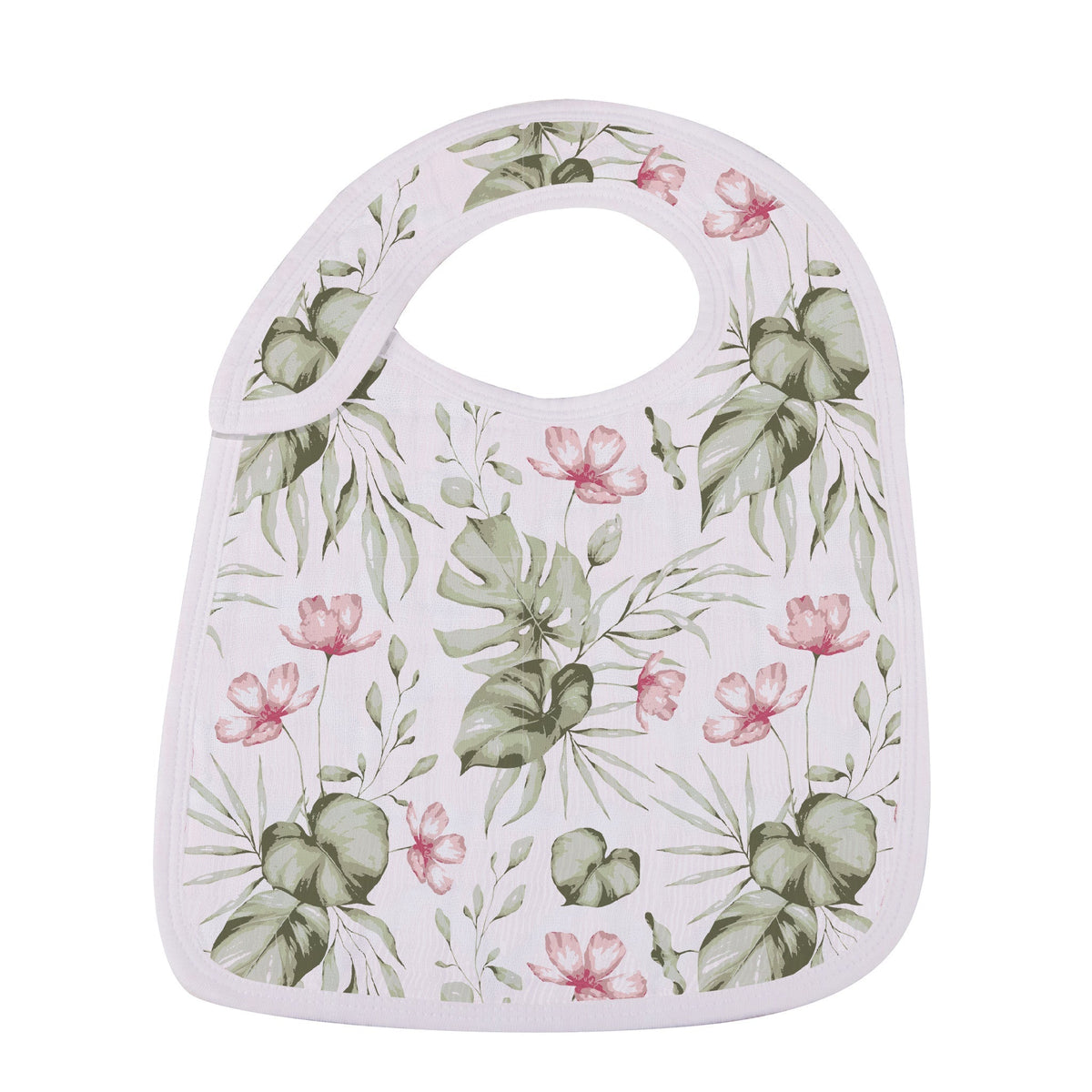 Tropical Paradise Bamboo Snap Bibs 3PK